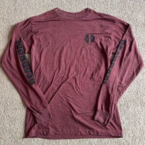 Marvel Deadpool Long Sleeve Red‎ Tee